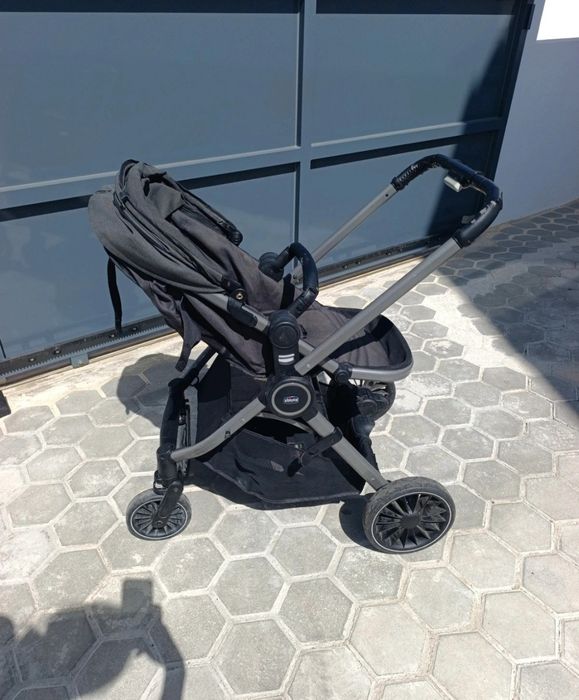 Carrinho Chicco + cadeira auto (ovo) Best Friend Pro Pirate Black