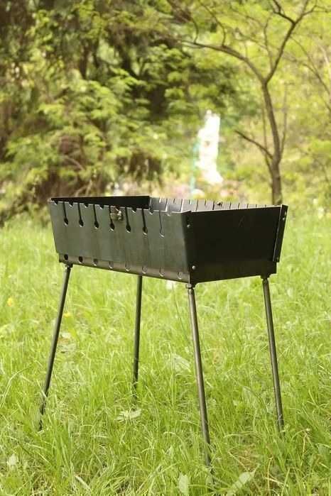 Мангал розбірний 3️⃣мм вазіла на 6 • 8 • 10 • 12 шампурів‼️(чемодан)