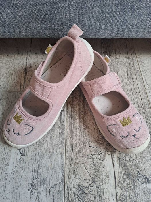 Buciki dla dziewczynki, przedszkole, Smyk, skórzana wkładka, rozm. 30!