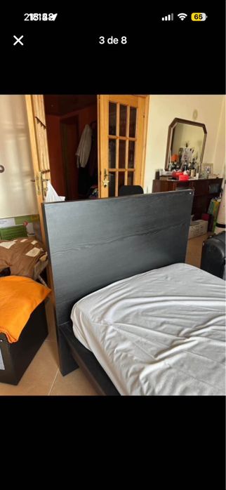 cama malm de solteiro