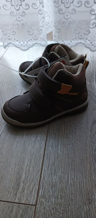 Buty trzewiki chłopięce dziecięce 26 z dinozaurem przejściowe