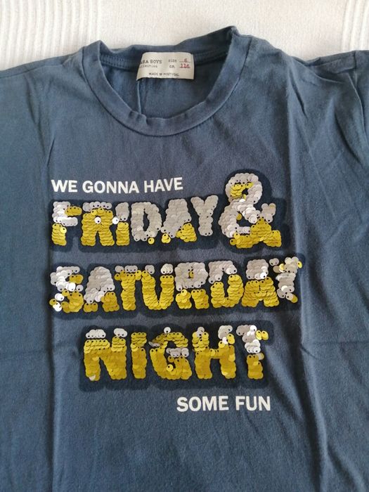 Camisolas rapaz 6 anos Zara Kids lantejolas