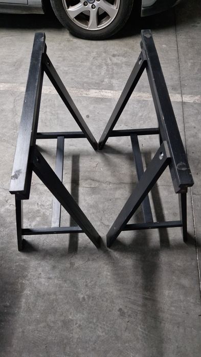 Ikea 2 Cavaletes pretos