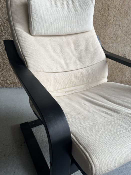 Poltrona com pousa pes POANG IKEA