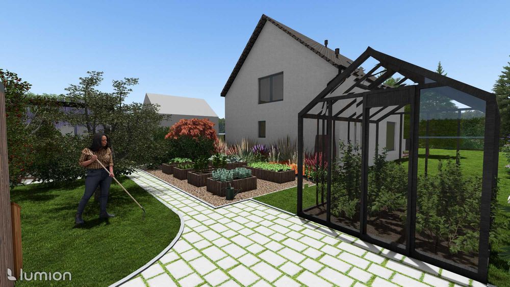 Projekt ogrodu z wykonaniem