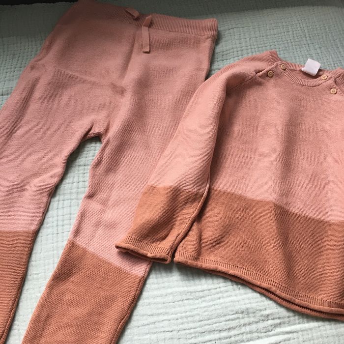 Komplet sweter i spodnie hm 104 baby exclusive