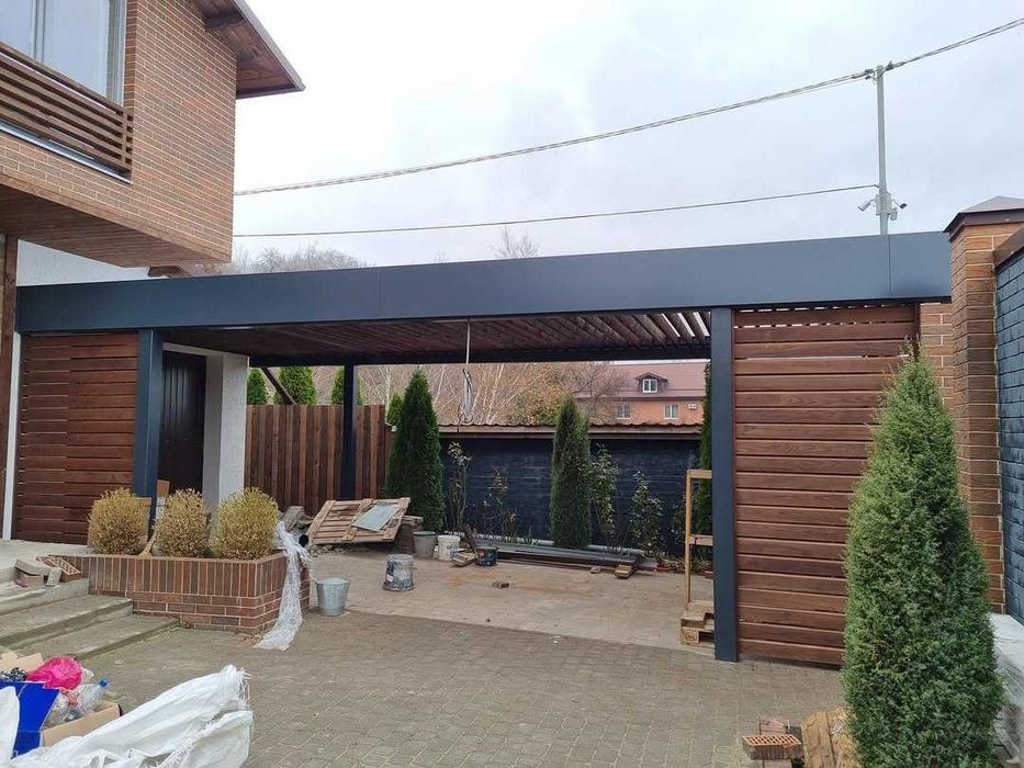 Беседки альтанки тераси хозблоки автонавіси