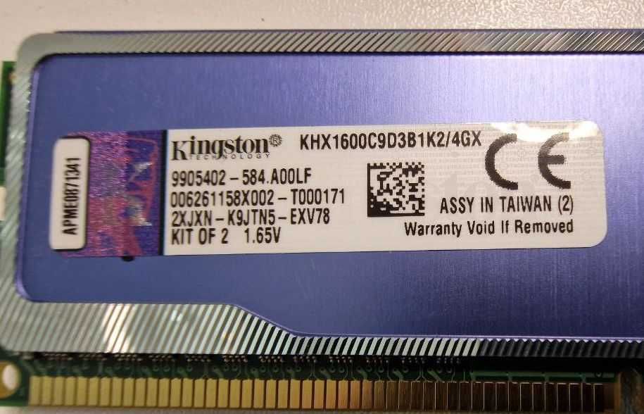 Оперативна пам'ять Kingston HyperX Blu DDR3