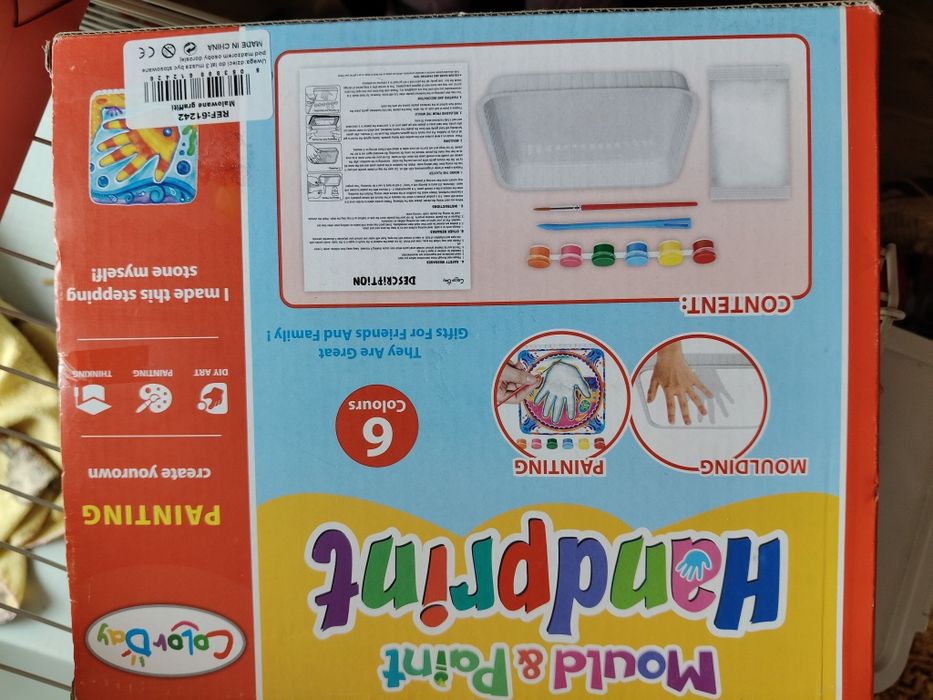 Gipsowe odlewy dloni