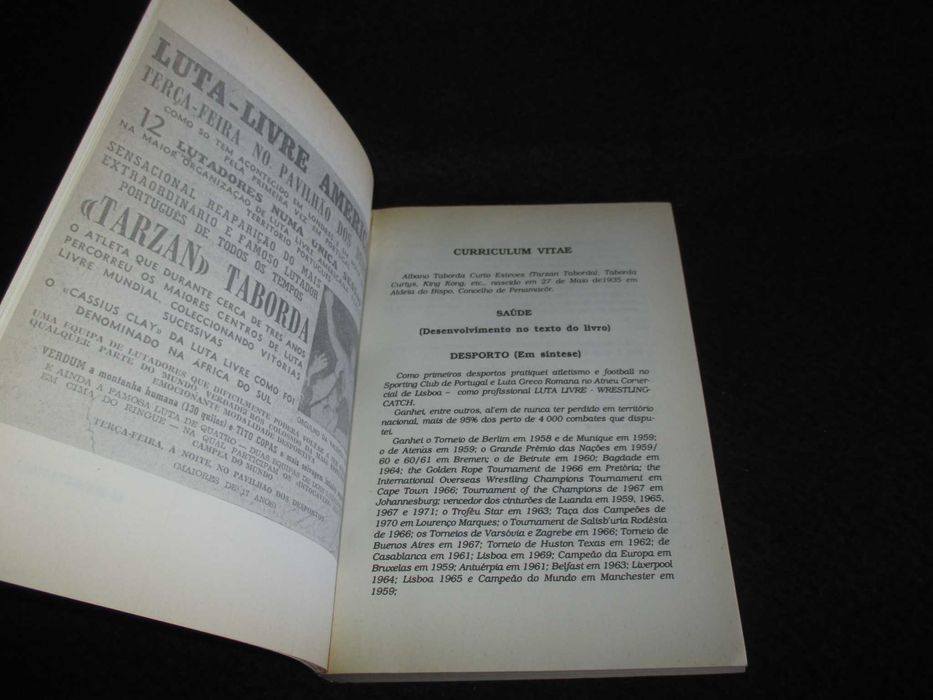 Livro Como Prolongar a Vida com Força Tarzan Taborda Autografado