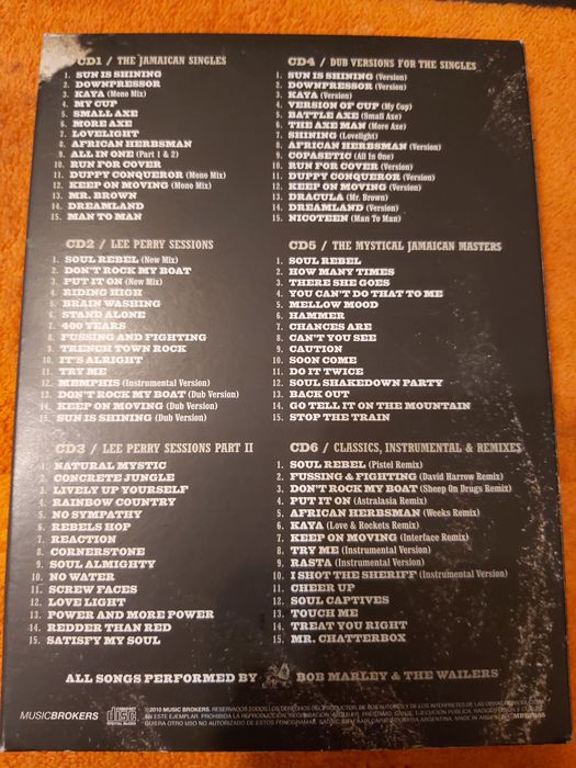 Bob Marley The Essencial Box 6 Cds  Box Set