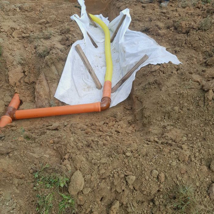 ODWODNIENIA Rozbiurki budynków sprzatanie dzialek uslugi Koparka