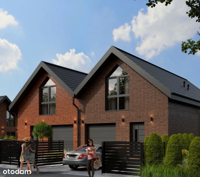 Bawarski dom z garażem | 85m2, ogród 199m2 | 5 pokoi | garderoba