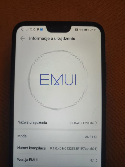 Huawei P20 Lite smartfon 4/64 4 GB telefon komórkowy