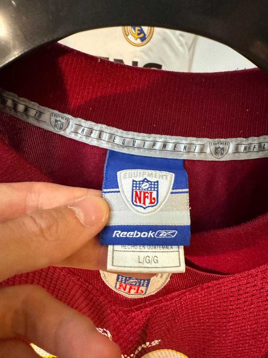 koszulka Vintage Reebok Washington Red Skins Thrash #83 Jersey L
