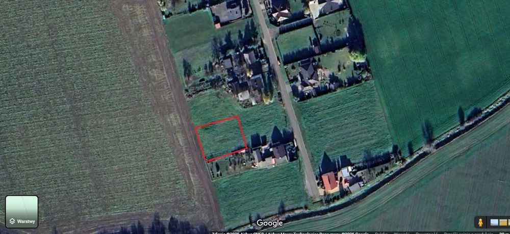 Działka budowlana 1127 m² w Bierzglinie - Widok 3