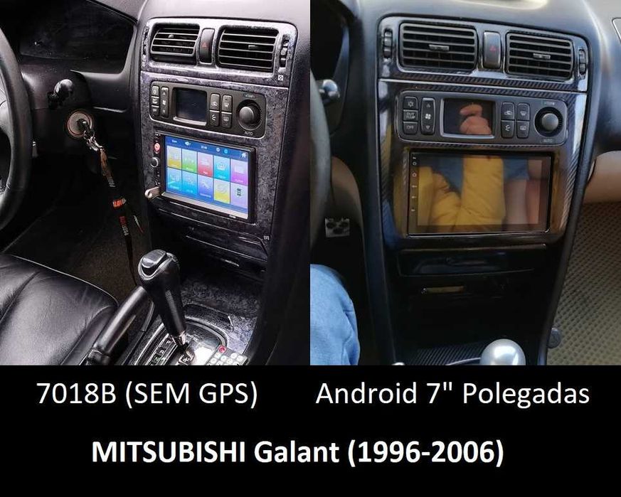 (NOVO) Rádio 2DIN 7" • MITSUBISHI • Diversos Modelos • Android GPS