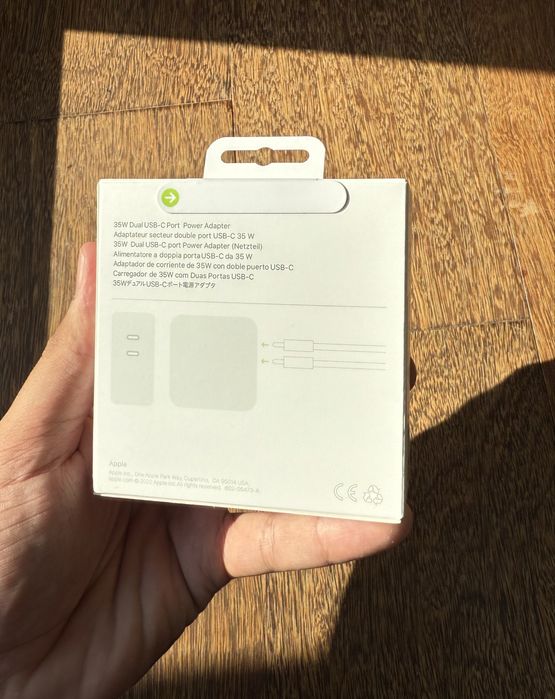 Carregador Original Apple USB‑C 35W – Novo e Selado | Oferta cabo