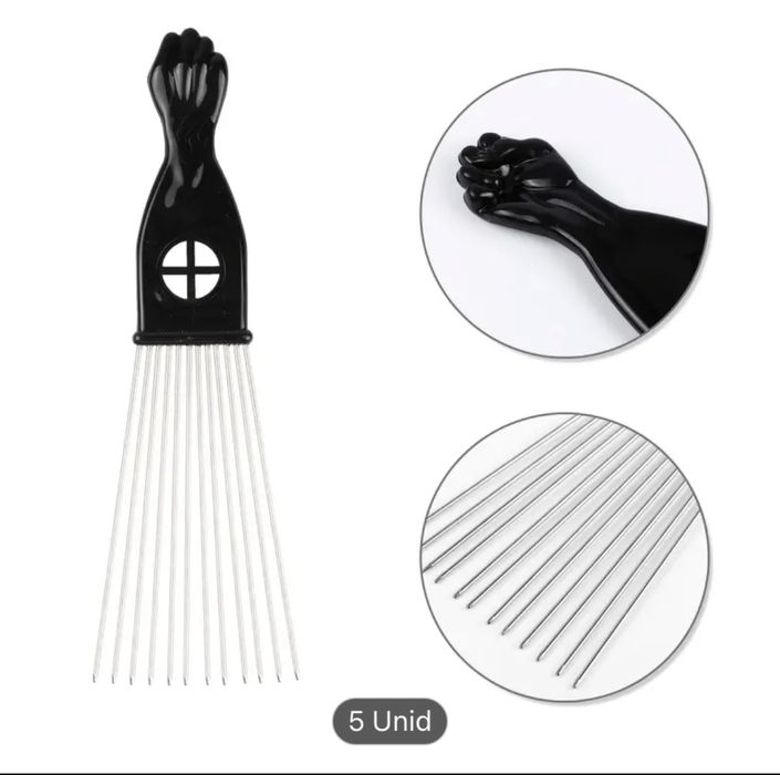Pentes de levantar a raiz, cabelo ondulado, cacheado ou afro, novos