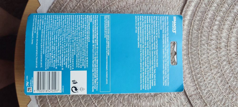 Gillette Mach3  start 4 wkłady + rączka