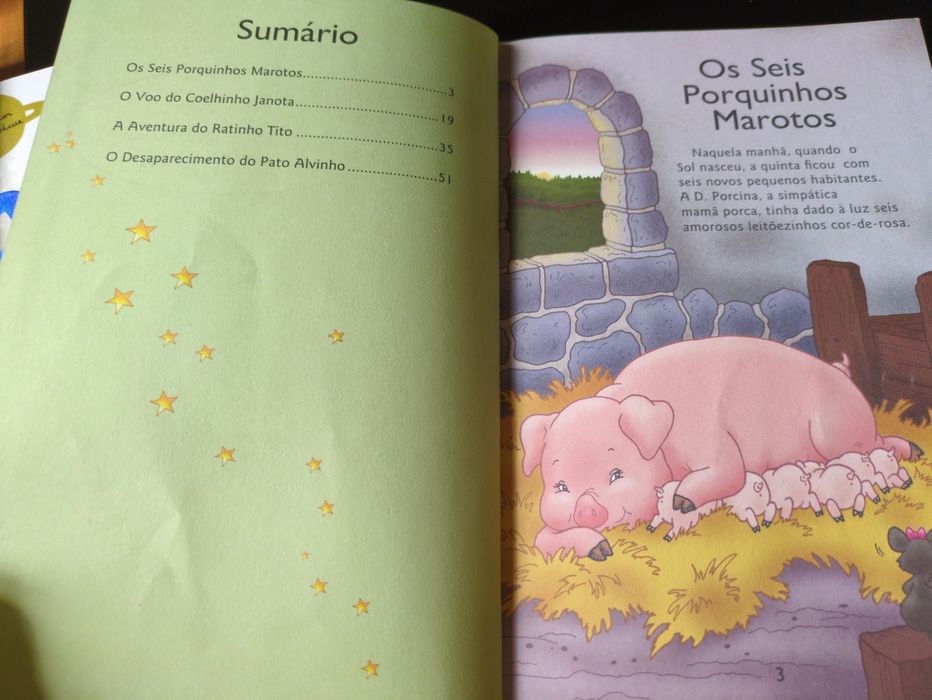 Contos dos Animais da Quinta de Isabella Camino e Delphine Lacharron
d