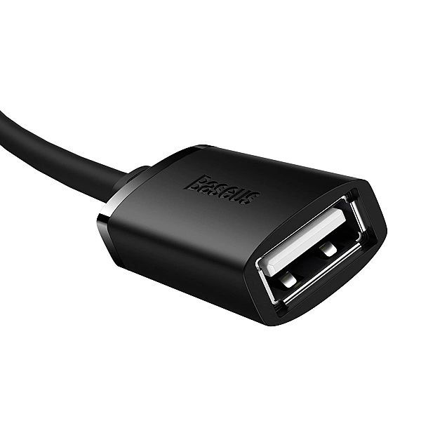 Przedłużacz kabel Usb 2.0/0.5m Baseus AirJoy Series - czarny