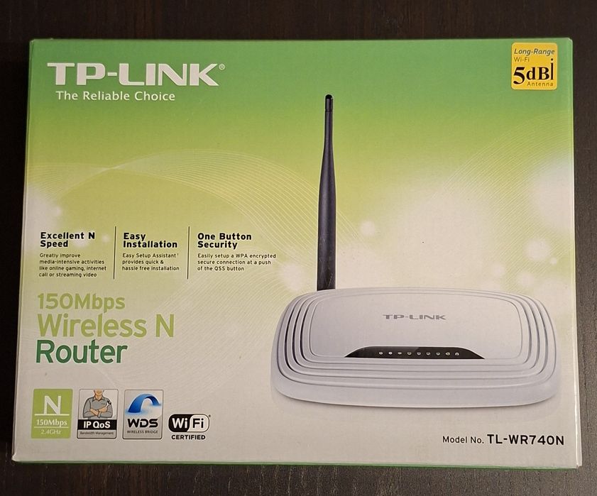 Router bezprzewodowy TP-Link TL-WR740N z technologią 802.11n N