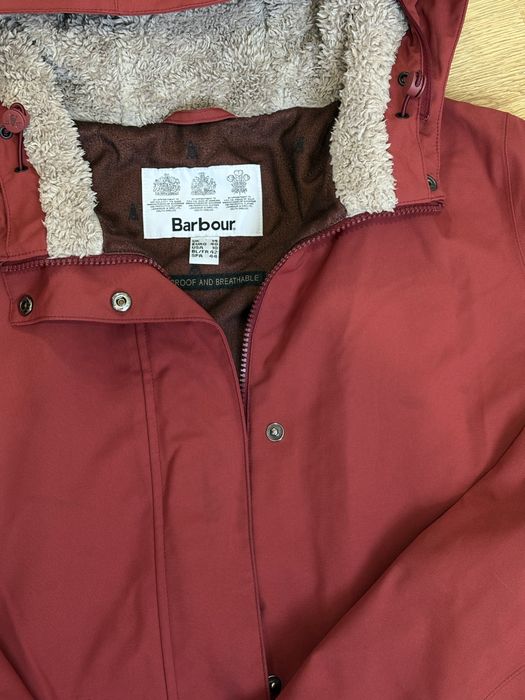Barbour червона куртка M водонепроникна дихаюча