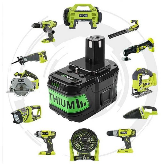 Akumulator RYOBI 18V 9Ah ZAMIENNIK + szybka ŁADOWARKA RYOBI - zestaw