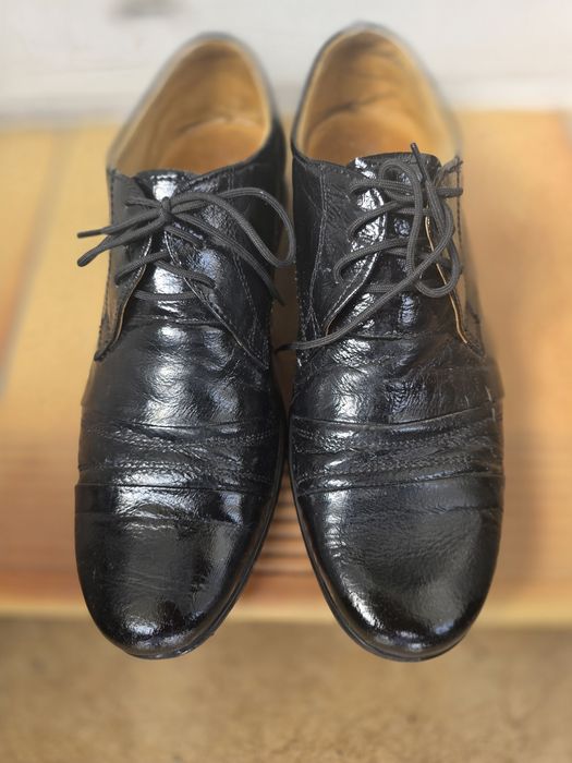 Chłopięce eleganckie skórzane półbuty 38