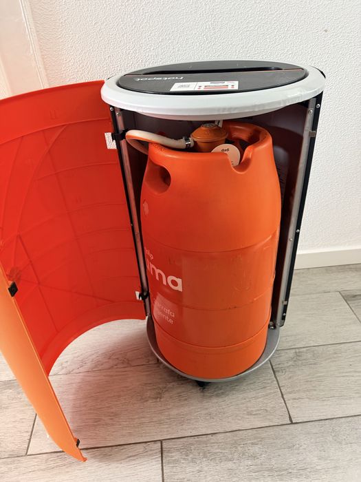 Aquecedor interno a gas com garrafa imcluuda