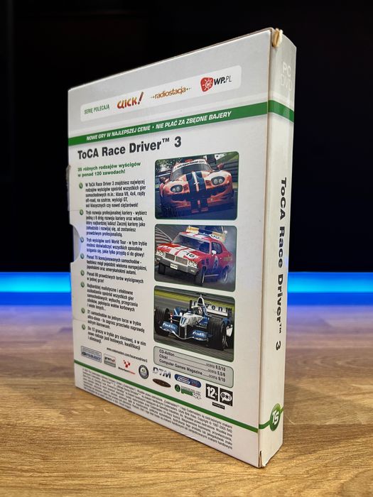 ToCA Race Driver 3 (PC PL 2005) slipcase BOX polskie wydanie TopSeller