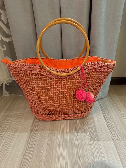 Пляжна плетена сумка Bulaggi