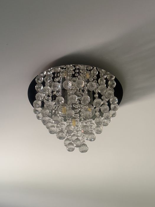 Lampa wisząca glamour krysztalki