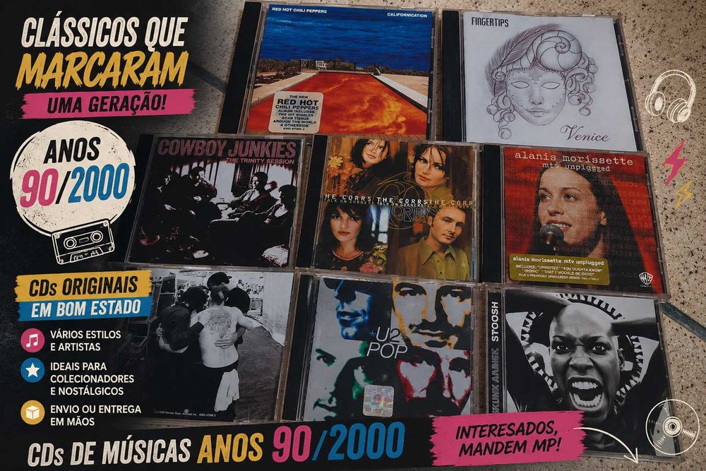 CDs Grandes Êxitos 90/00