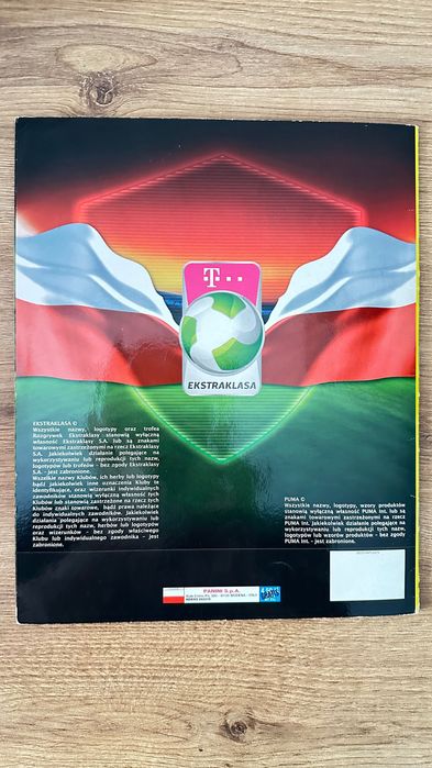T-Mobile Ekstraklasa 2013 album do wyklejania PANINI kompletny 340/340