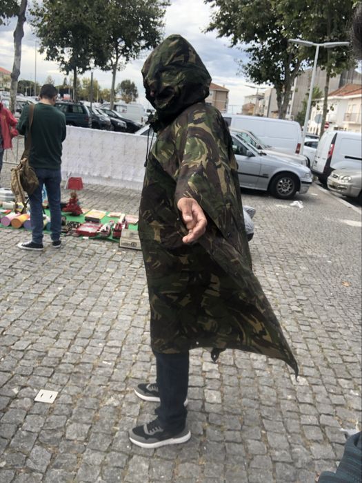 Poncho de chuva 100% militar