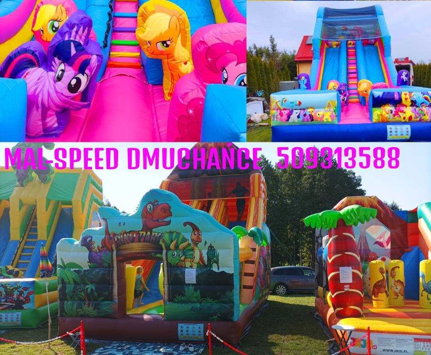 Dmuchaniec Dmuchance Zjeżdżalnie Wata Cukrowa Piana Party Quady