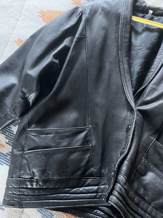 Casaco bomber T40 de pele legitima