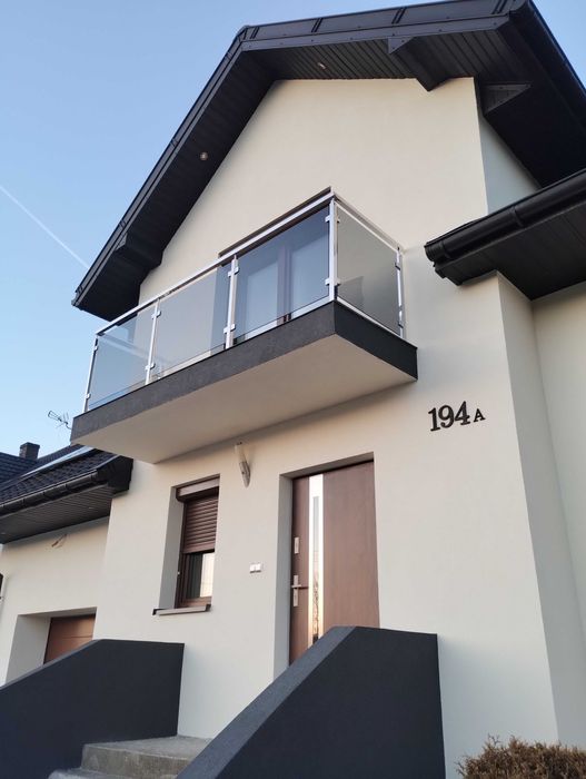 Balustrady szklane