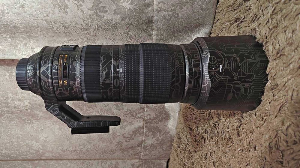 Nikon 200-500 5.6 наклейка на объектив Custom Forest