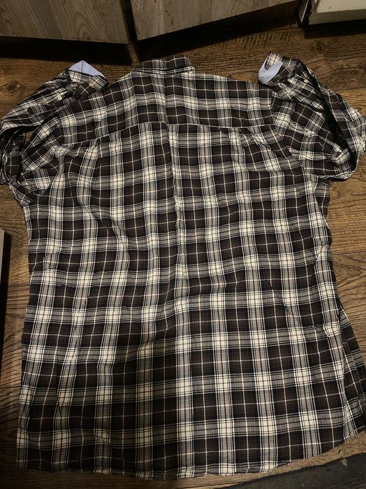 Мужская рубашка в клетку Rover & Lakes большой размер XXL 45/46