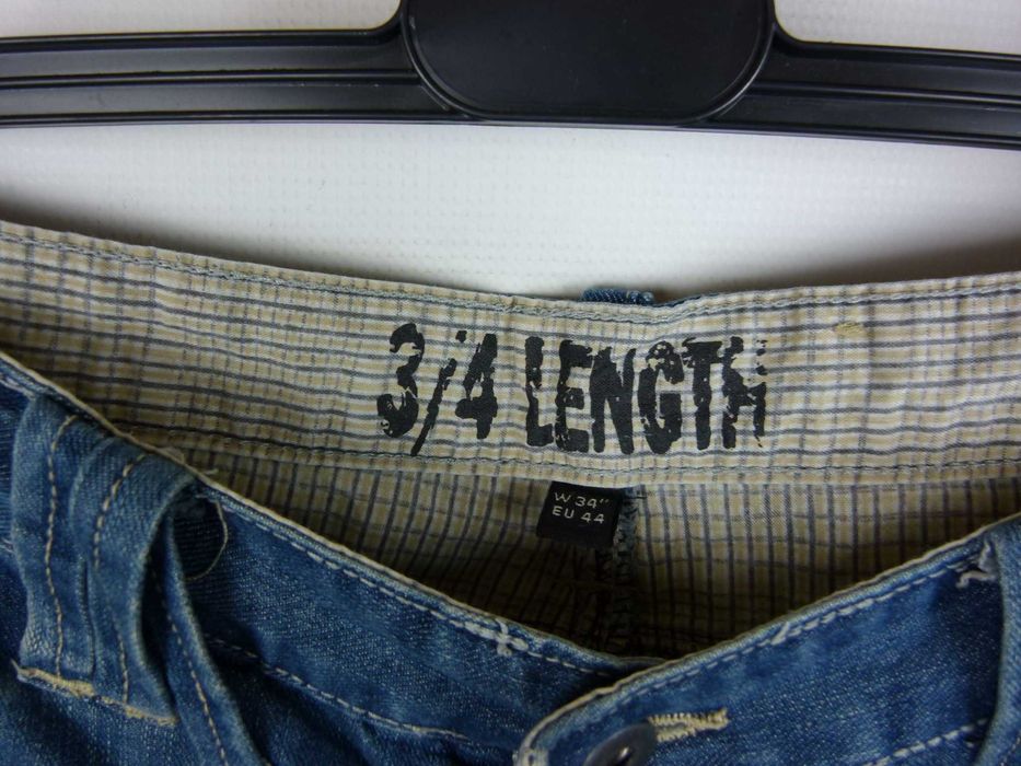 Denim Co męskie spodenki jeans za kolana - W34 / EUR 44 / M