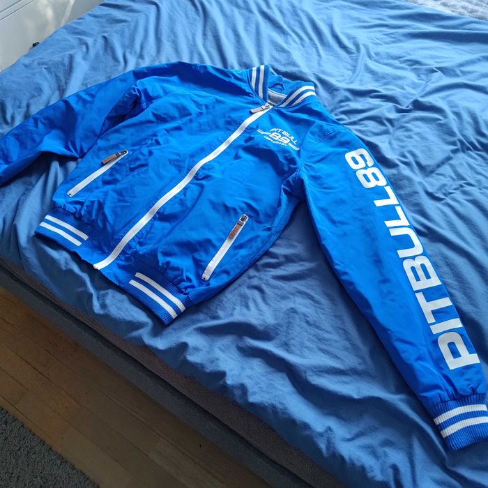 ### Kurtka Pitbull, niebieska, rozmiar S ###