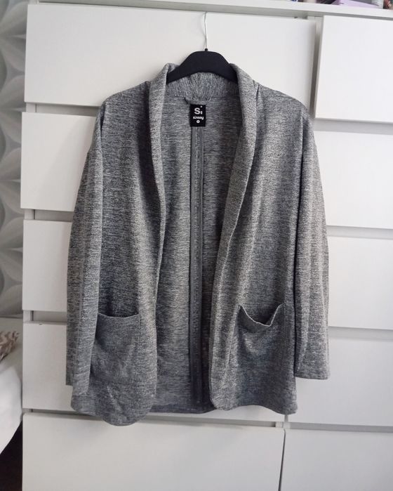 Kardigan grafitowy Sinsay rozmiar M