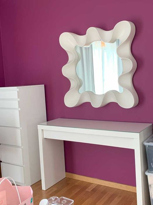 Vendo Espelho Branco Gato Preto OPORTUNIDADE - Para DESOCUPAR