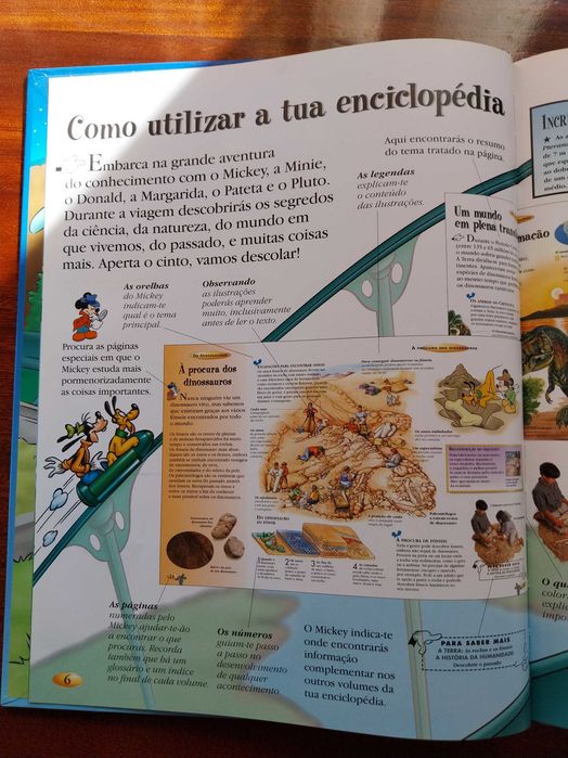 O Espaço, livro didático com personagens da Disney, muito bom estado,