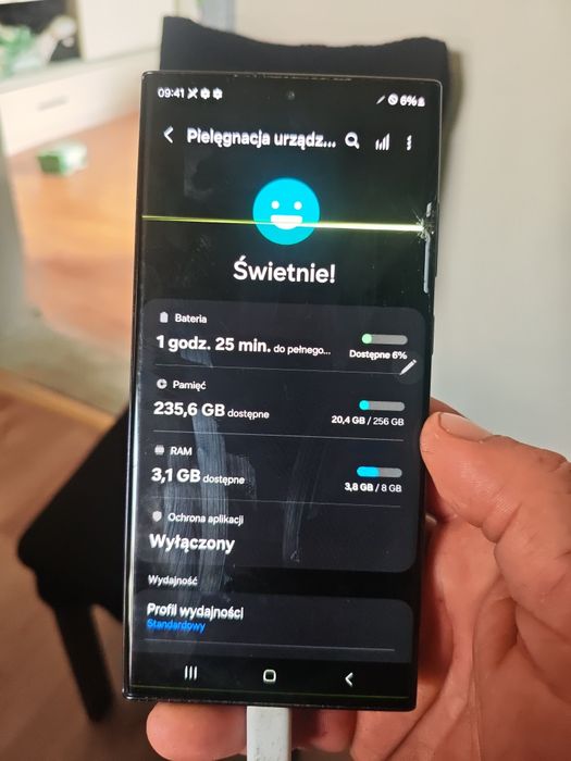Samsung S23 Ultra Uszkodzony