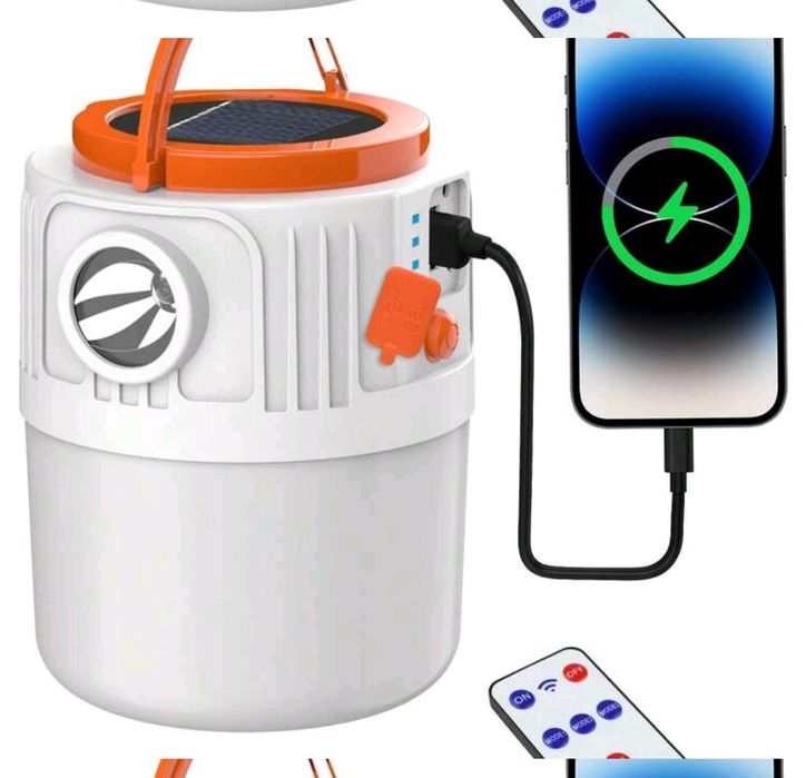 Carregador de telemóvel a luz solar