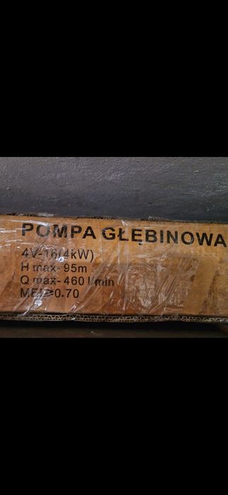 Pompa głebinowa 4V16 4kw SUMOTO 
95m(9,5bar) SUMOTO